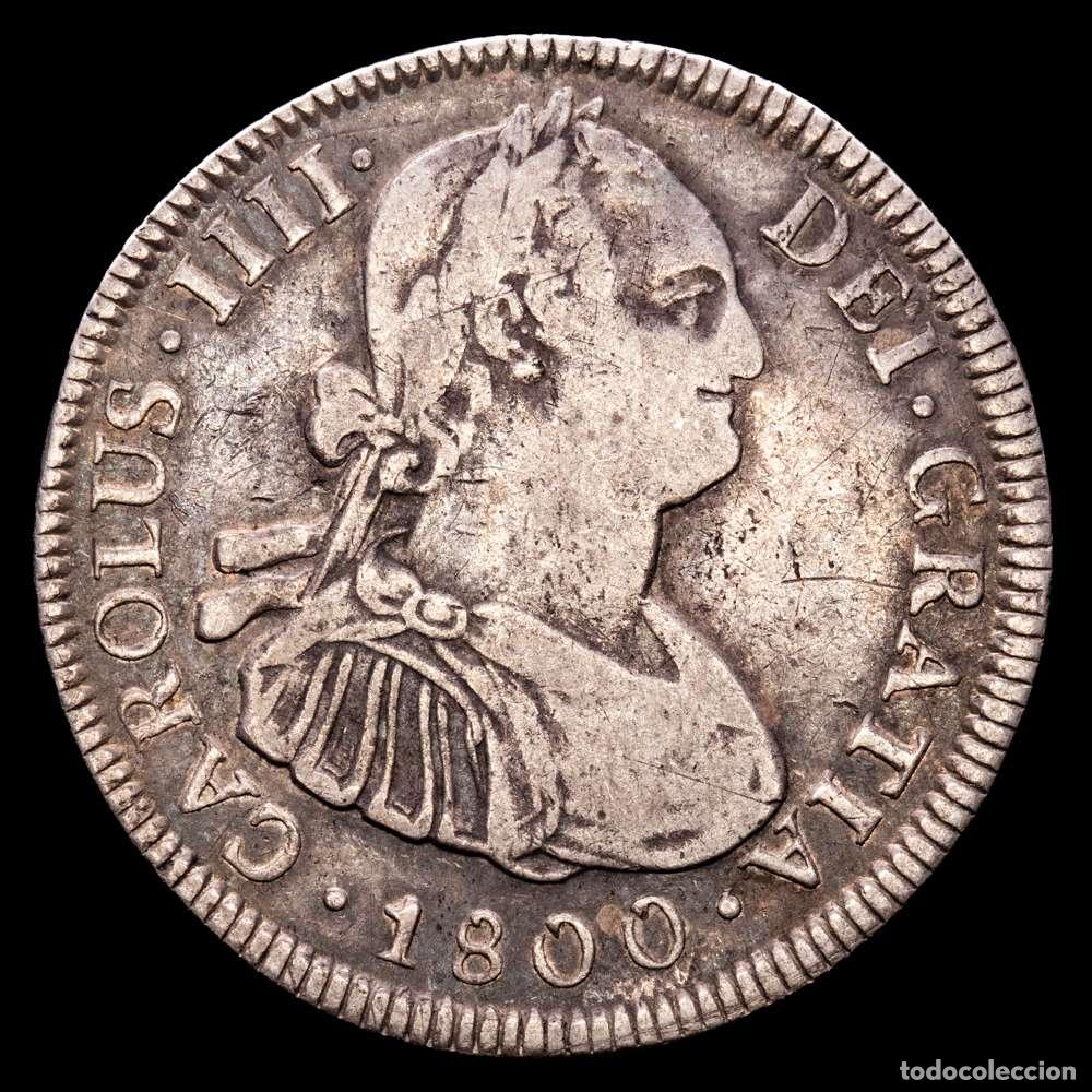 Material numism&aacute;tico: Carlos IV (1788-1808). 4 reales. 1800. Potos&iacute;. PP. (Cal-835). Ag. 13,01 gramos. MBC.