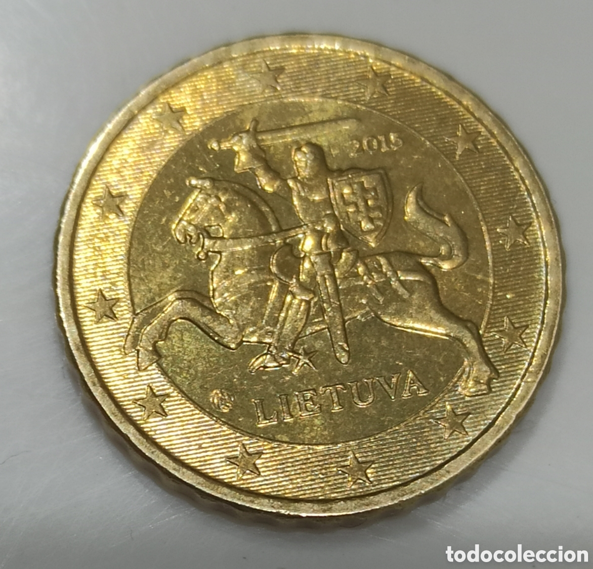 Material numism&aacute;tico: Moneda 10 centimos de euro 2015 Lituania - Foto 1