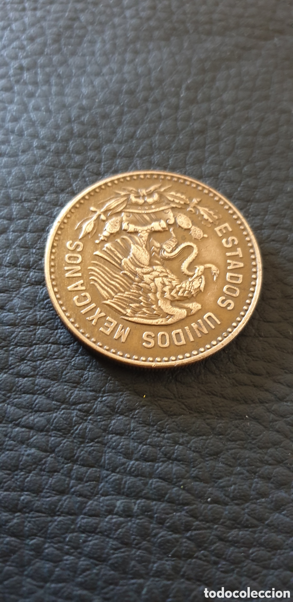 Material numism&aacute;tico: 50 centavos de M&eacute;xico del a&ntilde;o 1956, acu&ntilde;ada en bronce - Foto 2
