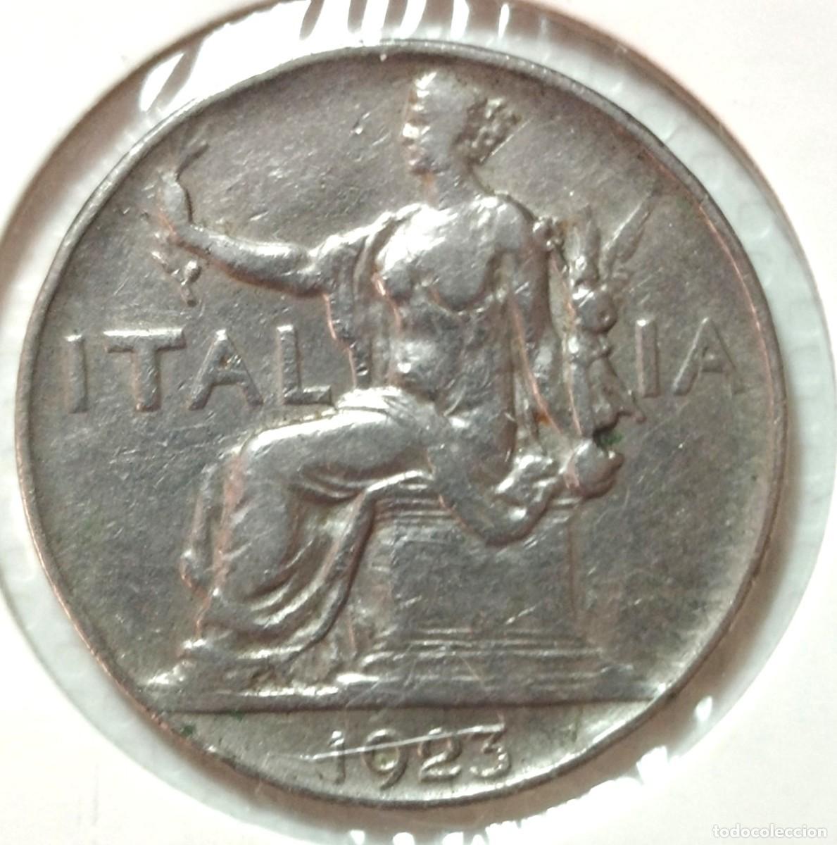 Material numism&aacute;tico: ITALIA . 1 LIRA 1923 - Foto 1