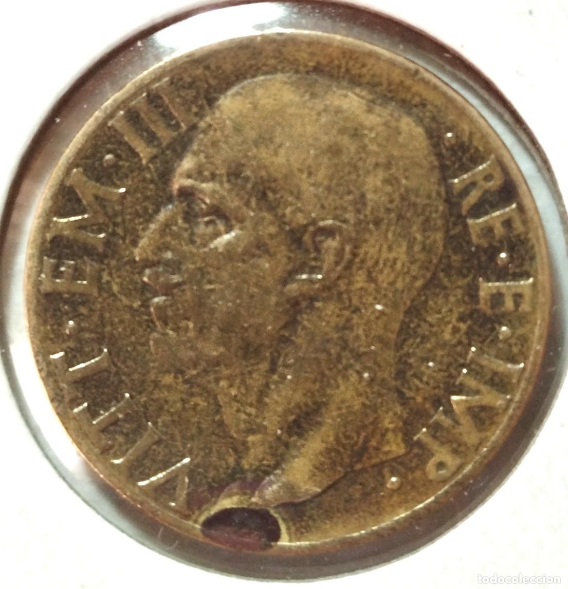 Material numism&aacute;tico: ITALIA . 10 CENTIMOS 1939 . EMMANUELLE III - Foto 1