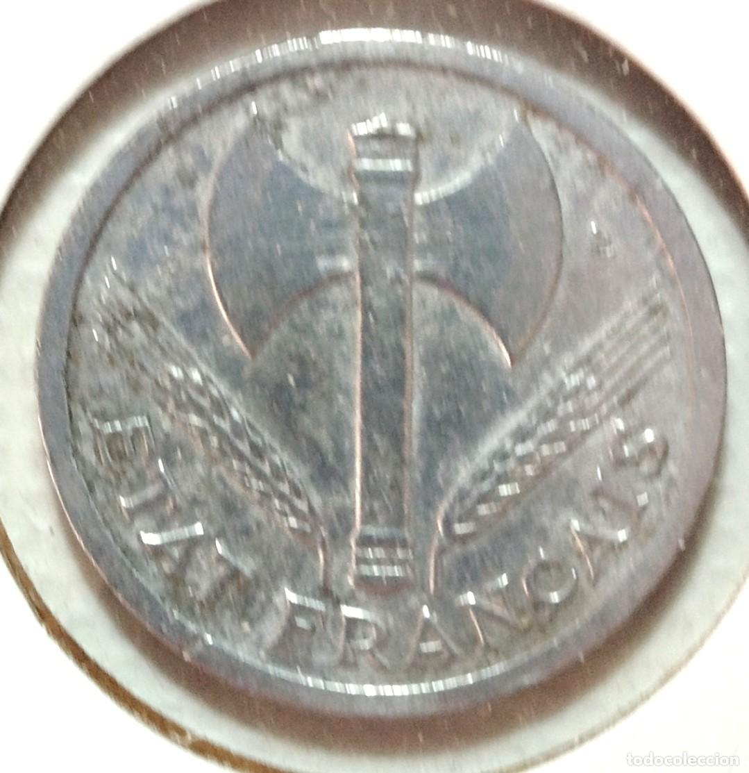 Material numism&aacute;tico: FRANCIA . 2 FRANCOS 1943 . ALUMINIO - Foto 1