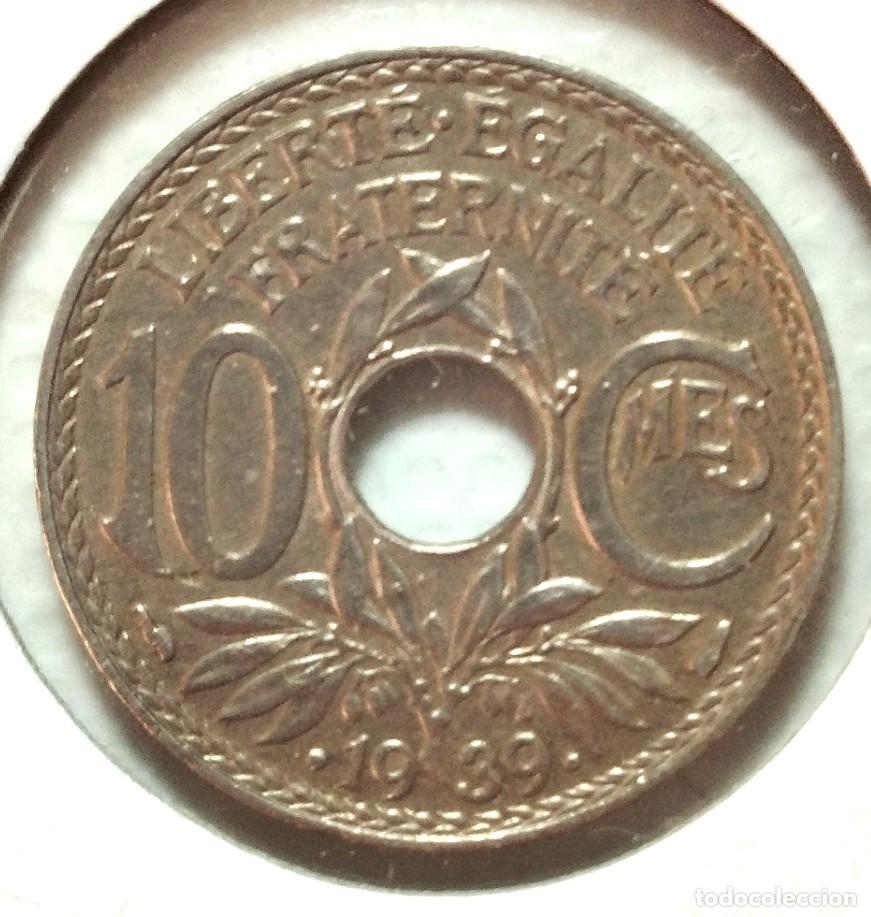 Material numism&aacute;tico: FRANCIA . 10 CENTIMOS 1939
