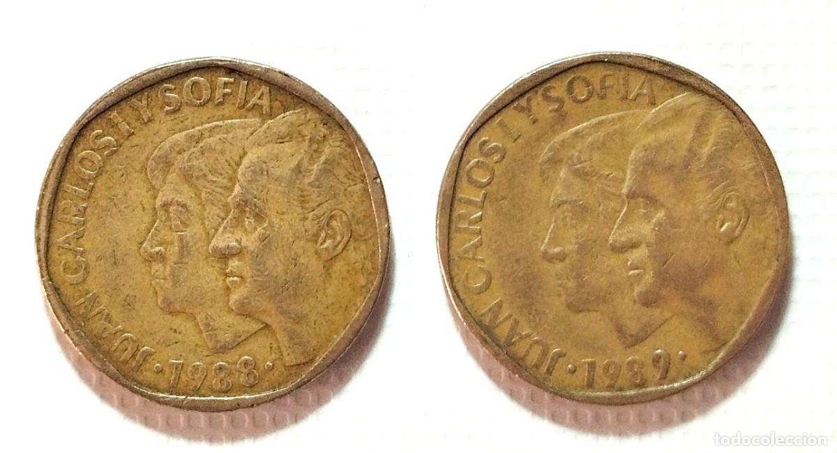 Material numism&aacute;tico: ESPA&Ntilde;A . JUAN CARLOS I . LOTE X 2 . 500 PESETAS 1988 - 1989