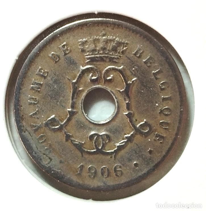 Material numism&aacute;tico: BELGICA . 5 CENTIMOS 1906 - Foto 1