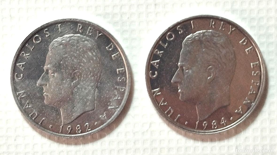 Material numism&aacute;tico: ESPA&Ntilde;A . LOTE X 2 . JUAN CARLOS I . 2 PESETAS 1982 - 1984 . SIN CIRCULAR
