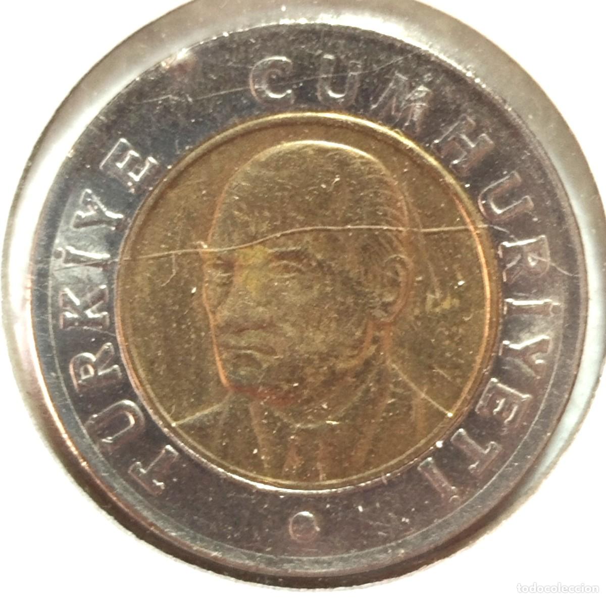 Material numism&aacute;tico: TURQUIA . 1 LIRASI 2005 . BIMETALICA