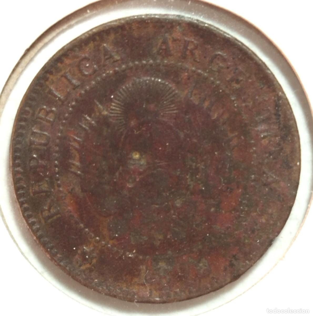 Material numism&aacute;tico: ARGENTINA . 1 CENTAVO 1896 - Foto 2