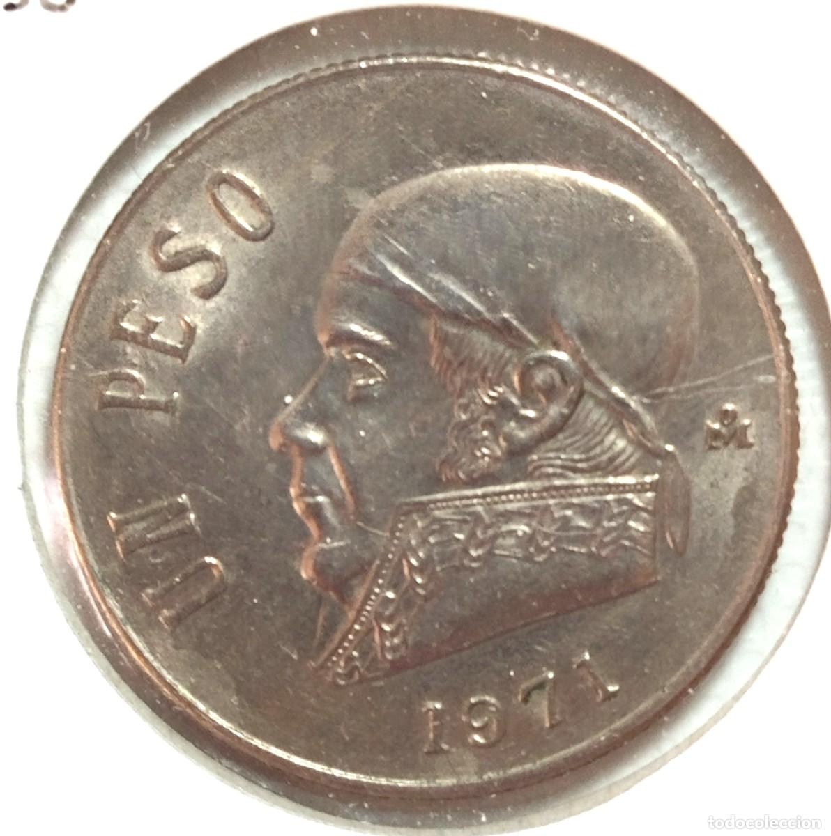 Material numism&aacute;tico: MEJICO . 1 PESO 1971