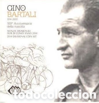 Material numism&aacute;tico: CARTERA EUROS SAN MARINO 2014 SC / BU (9 Monedas) 5 euros plata