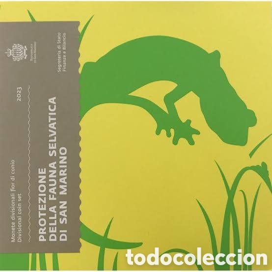 Material numism&aacute;tico: CARTERA EUROS SAN MARINO 2023 SC (9 Monedas) 5 euros plata