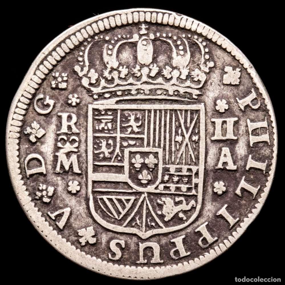 Material numism&aacute;tico: Felipe V (1700-1746). 2 reales. 1721. Madrid. A. (Cal-774). Ag. 5,25 g. MBC.