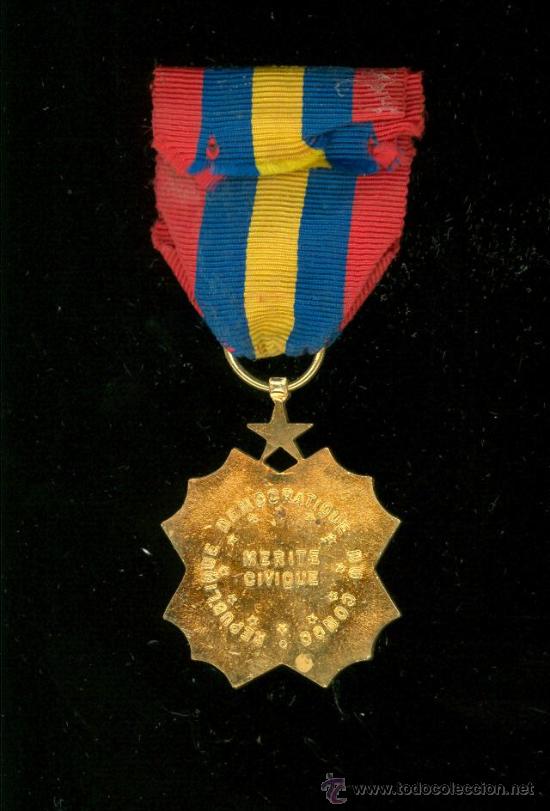Medallas condecorativas: MEDALLA DE LA REPUBLICA DEMOCRATICA DEL CONGO. - Foto 2
