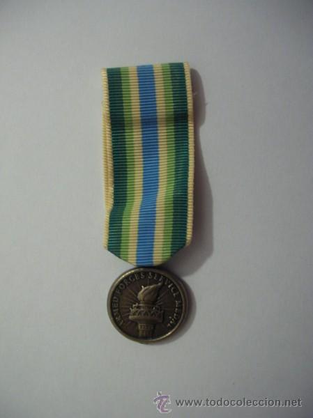 Medallas condecorativas: Medalla Miniatura Armed Forces service - Foto 1
