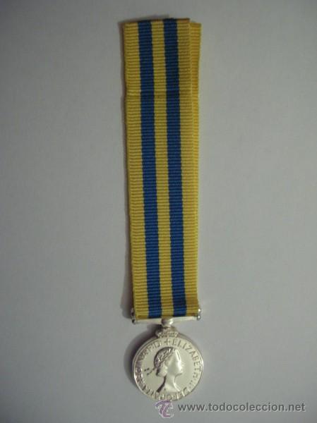 Medallas condecorativas: Medalla miniatura de Corea 1950-53 - Foto 2