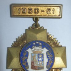 Medallas condecorativas: PRECIOSA MEDALLA ESMALTADA LA SALLE BONANOVA CURSO 1960-1961 . Lote 40361771