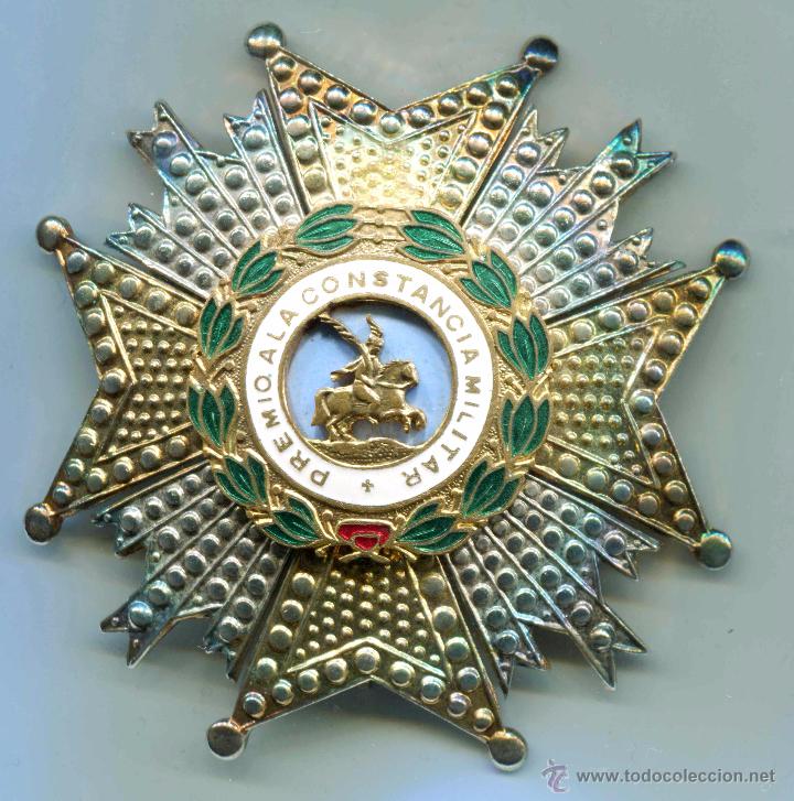 Medallas condecorativas: Premio a la Constancia Militar. - Foto 1