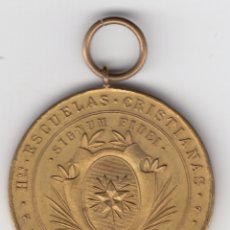 Medallas condecorativas: BARCELONA. MEDALLA COLEGIO BONANOVA ESCUELAS CRISTIANAS. VIRTUD, RELIGION, HONOR, CIENCIA