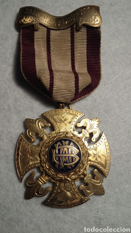 Medallas condecorativas: Medalla mas&oacute;nica plata - Foto 2