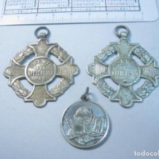 Medallas condecorativas: LOTE 3 MEDALLAS ANTIGUAS - PREMIO A LA APLICACION