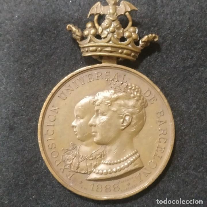 Medallas condecorativas: EXPOSICI&Oacute;N UNIVERSAL DE BARCELONA 1888 - Foto 1