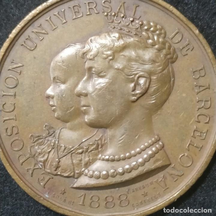 Medallas condecorativas: EXPOSICI&Oacute;N UNIVERSAL DE BARCELONA 1888 - Foto 2