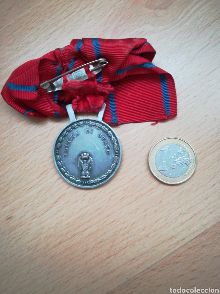 Medallas condecorativas: Medalla italiana POLIZIA DI STATO. Rareza. - Foto 2 - 285698108