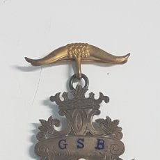 Medallas condecorativas: MEDALLA MASONICA DE PLATA INGLESA 1907. Lote 290760163