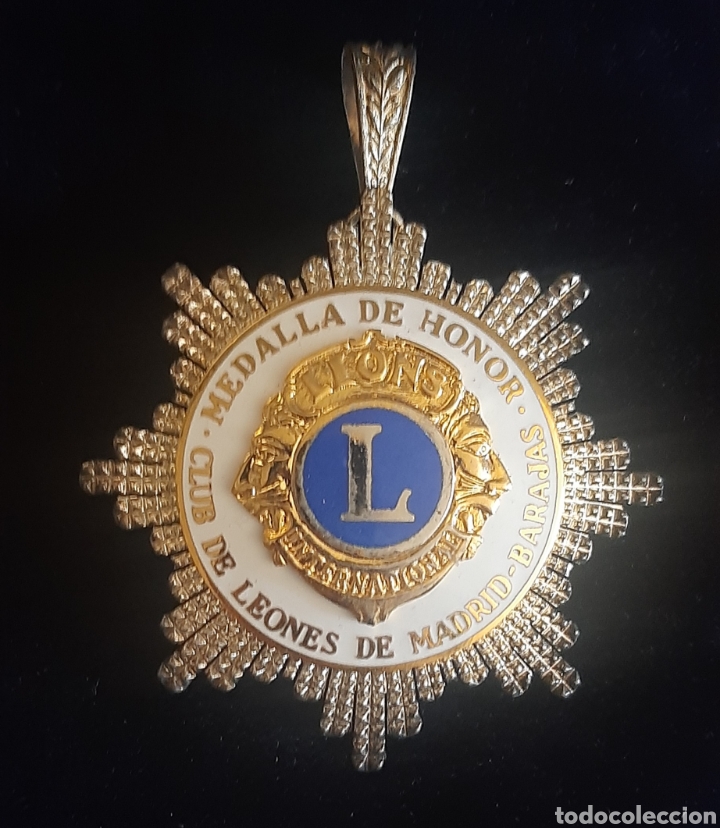 medalla encomienda de honor club de leones de m - Compra venta en  todocoleccion