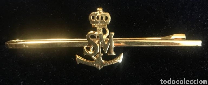 Medallas condecorativas: Pasador de corbata del servicio mar&iacute;timo de la armada Espa&ntilde;ola - Foto 1