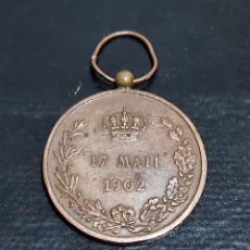 Medallas condecorativas: MEDALLA ANTIGUA 17 MAYO 1902 - ALPHONSVS XIII - D.G.HISP.REX. Lote 360183230