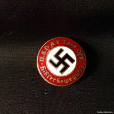 Medallas condecorativas: ORIGINAL INSIGNIA DE NSDAP ( MODELO MUY RARO DE CONSEGUIR ). Lote 366137531