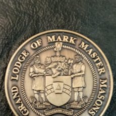 Medallas condecorativas: MEDALLA MASÓNICA DE LA GRAN LOGIA DE MARK MÁSTER. MARK WELL. V4. Lote 389893349