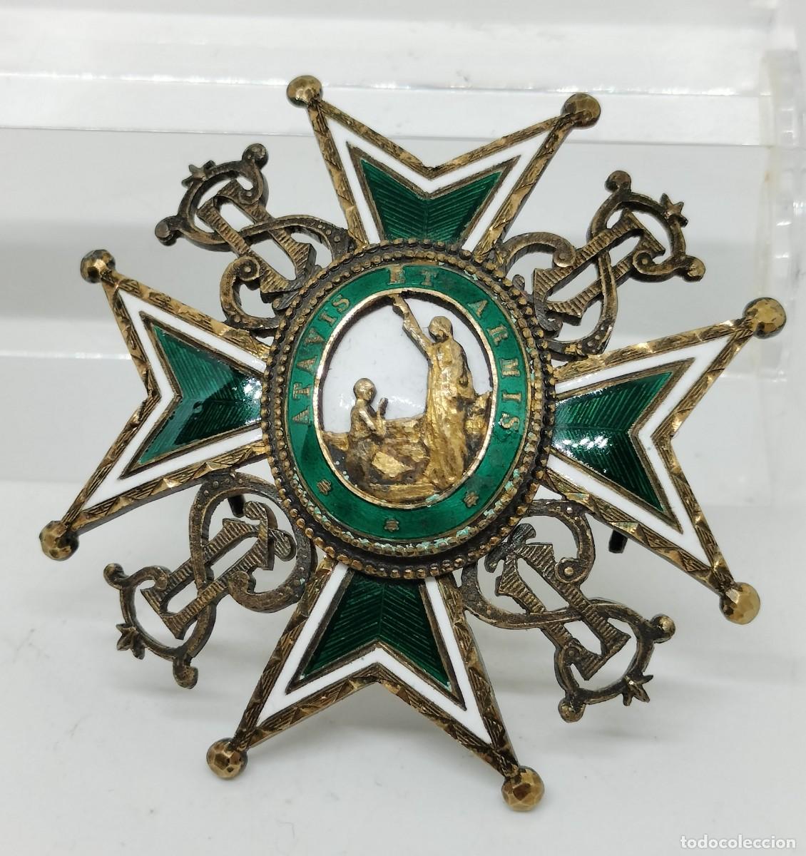 Medallas condecorativas: Placa de San L&aacute;zaro. - Foto 1