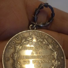 Medallas condecorativas: FRANCIA ANTIGUA MEDALLA MEDALLÓN CONDECORACIÓN DE PLATA DE LEY FRANCIA