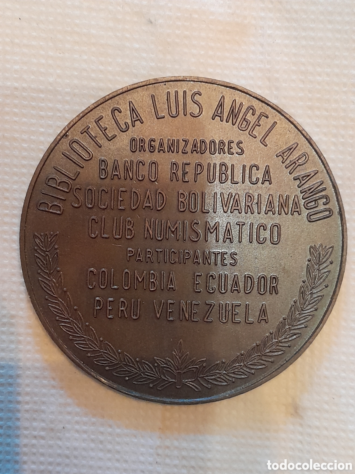 Medallas condecorativas: Medalla 1 concurso numismatico 1966 - Foto 2