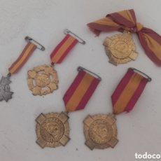 Medallas condecorativas: LOTE DE 5 MEDALLAS PREMIO A LA APLICACIÓN. PPIOS. S. XX
