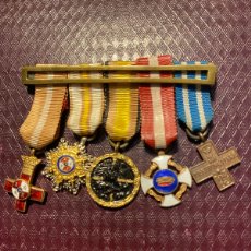Medallas condecorativas: CINCO CONDECORACIONES DE LA GUERRA CIVIL PARA FRAC,3 ESPAÑOLAS Y 2 ITALIANAS.