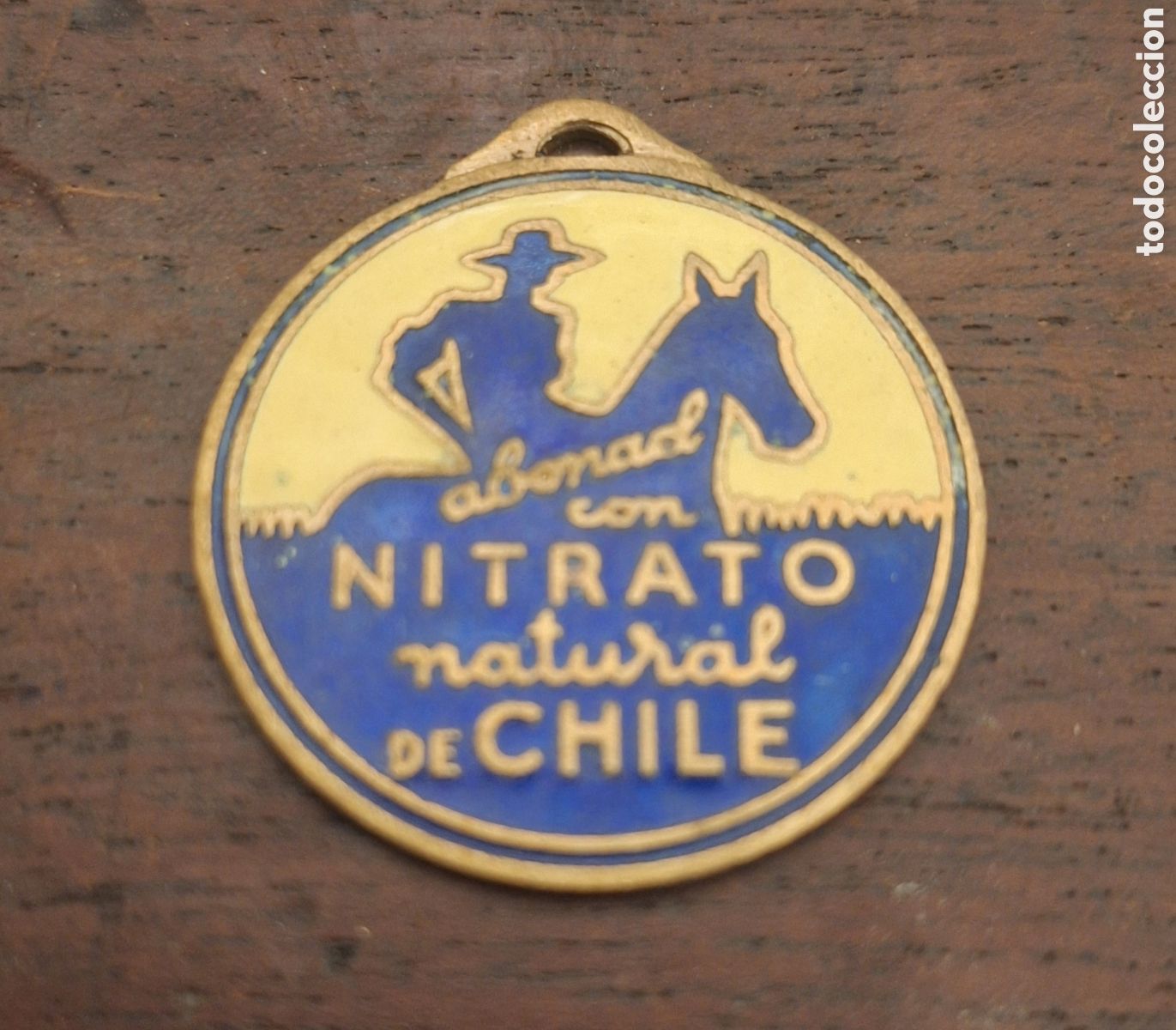 Medallas condecorativas: Placa nitrato natural de chile - Foto 1