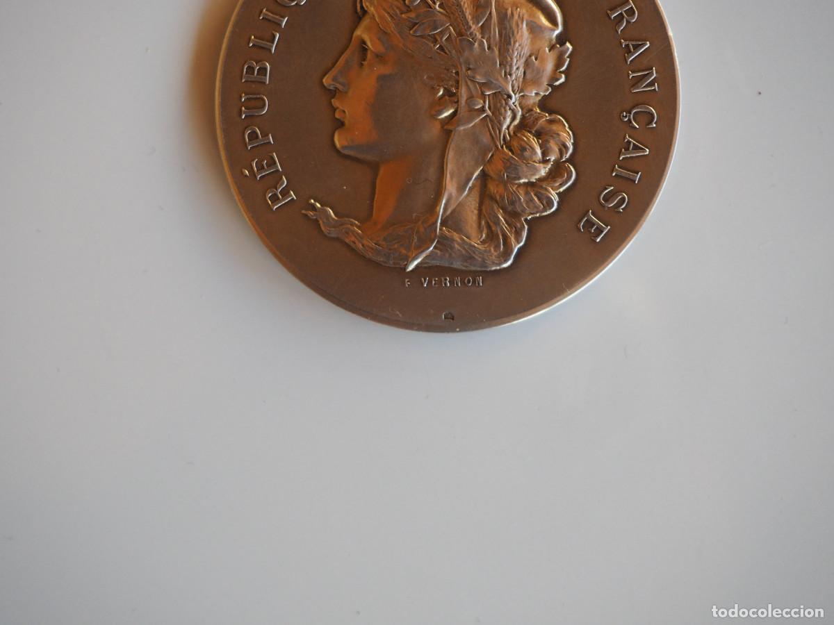Medallas condecorativas: Medalla de plata francesa en estuche - Foto 3