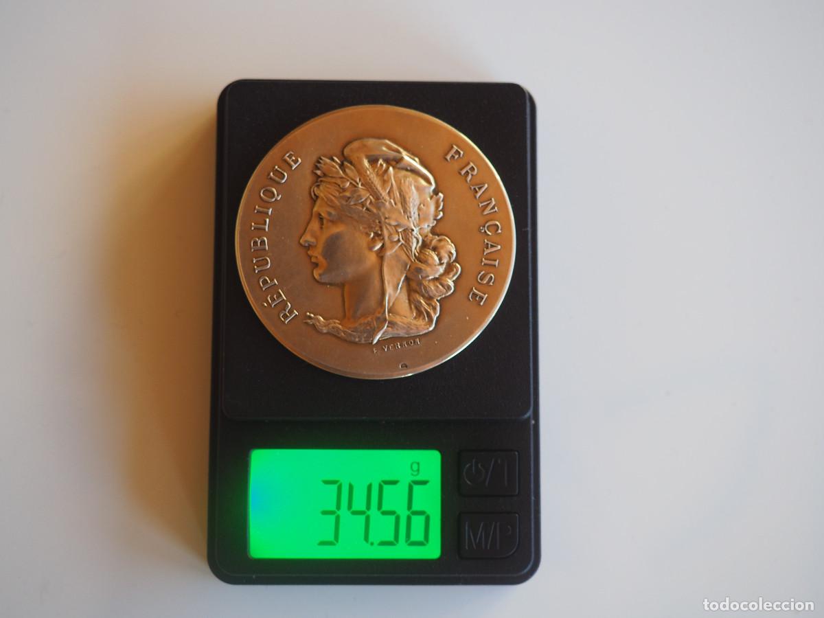 Medallas condecorativas: Medalla de plata francesa en estuche - Foto 12
