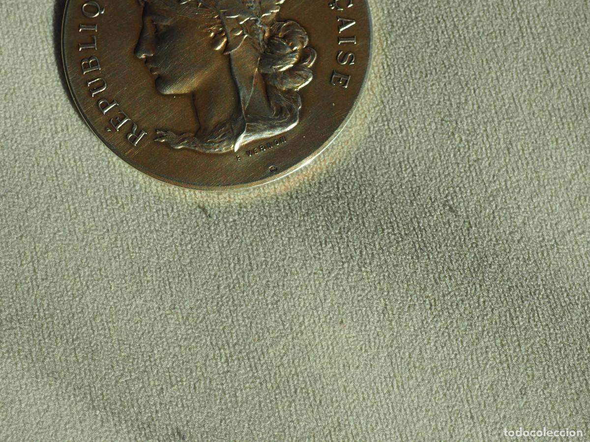 Medallas condecorativas: Medalla de plata francesa en estuche - Foto 13