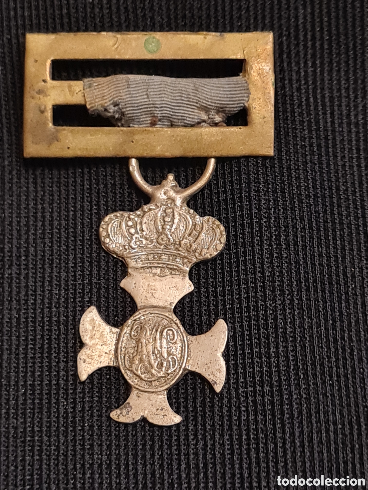 Medallas condecorativas: Antigua medalla de plata - Foto 1