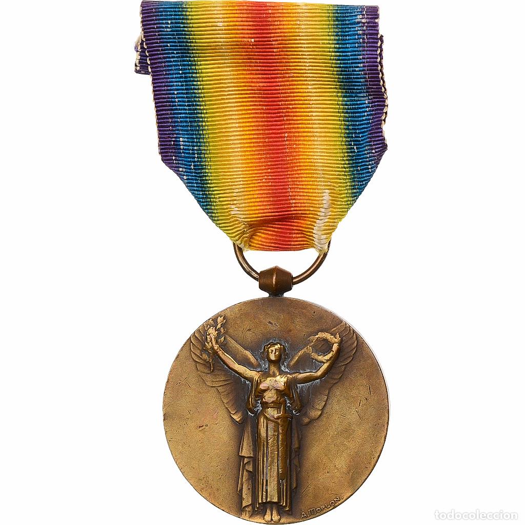Medallas condecorativas: [#395554] Francia, La Grande Guerre pour la Civilisation, WAR, medalla, 1914-1918, Muy