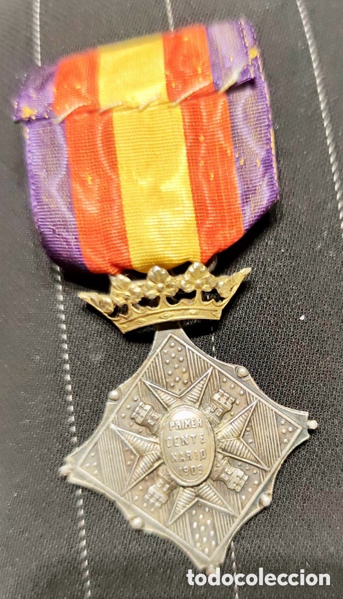 Medallas condecorativas: Medalla Centenario de los Sitios de Gerona (1809-1909) - &Eacute;poca Alfonso XIII