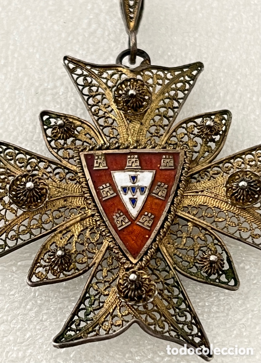 Medallas condecorativas: Medalla Condecoraci&oacute;n con filigrana Portuguesa