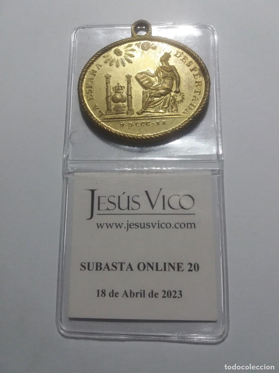 Medallas condecorativas: Medalla Militar LA ESPA&Ntilde;A DESPERTADA A los Constitucionales 1820