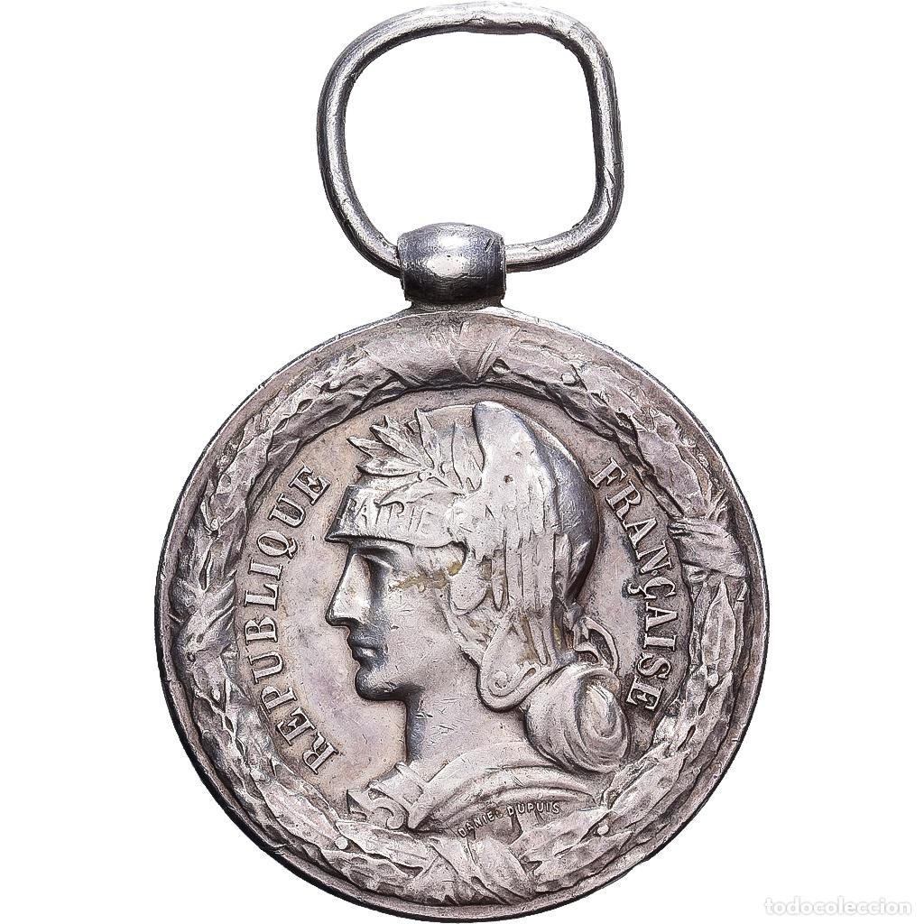 Medallas condecorativas: [#1202898] Francia, Campagne du Tonkin-Chine-Annam, medalla, 1883-1885, Good Quality