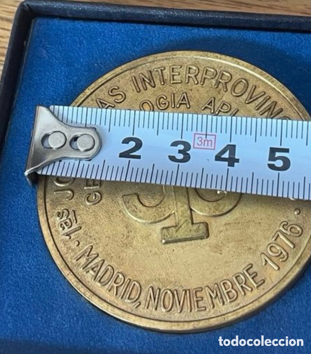 Medalhas condecorativas: Grand&iacute;sima Medalla/moneda Fundaci&oacute;n Calatayud Boira 106g