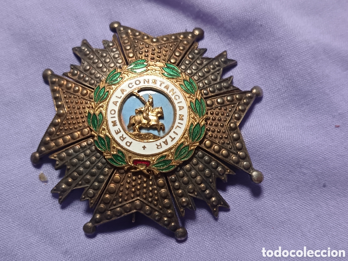 Medallas condecorativas: COLECCIONISMO MILITAR , ANTIGUA PLACA CONSTANCIA MILITAR.